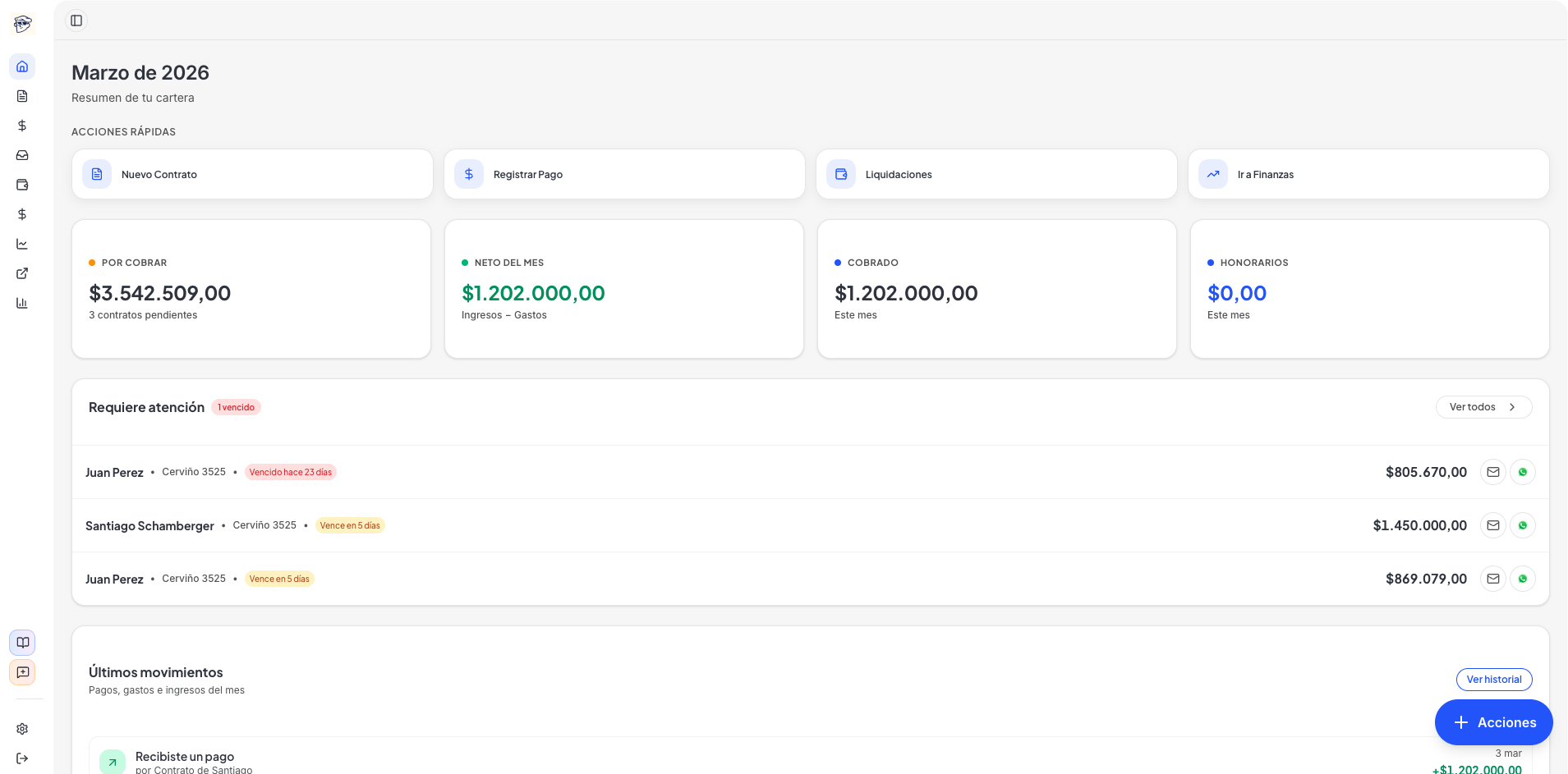 AI dashboard preview